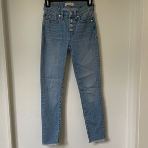 Madewell cropped skinny jeans